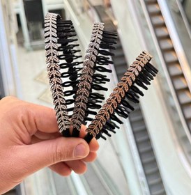 تصویر تل مخملی نگینی 