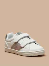 تصویر کفش ورزشی کژوال دخترانه با طراحی پنل و بند چسبی - مجموعه رمضان برند flora bella by shoexpress Girl's Panelled Casual Sneakers Shoes With Hook And Loop Closure Ramadan Collection