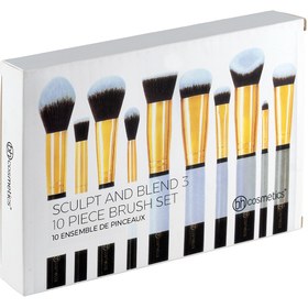 تصویر ست براش 10 عددی مدل Sculpt And Blend بی اچ کازمتیکس Bh Cosmetics Sculpt And Blend Cosmetic Brush 10 Pcs