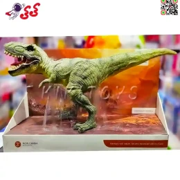 اسباب بازی فیگور دایناسور طرح تیرکس گوشتی سبز Tyrannosaurus x145