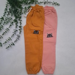 تصویر شلوار طرح گربه 