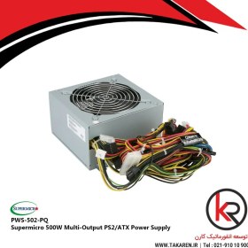 تصویر پاور سوپرمیکرو Supermicro 500W Multi-Output PS2/ATX Power Supply (PWS-502-PQ) 