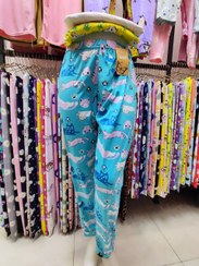 تصویر شلوار راحتی زنانه مدل فانتزی جنس نانو پنبه ای ارسال فوری - طرح 