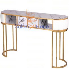 تصویر میز ناخن دو نفره آرایشگاهی صنعت نواز مدل 8851 