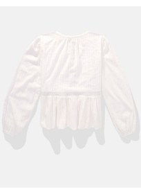 تصویر بلوز بچگانه آستین بلند AE برند american eagle AE Long-Sleeve Babydoll Blouse