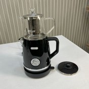 تصویر چای ساز فلر مدل TS190 ظرفیت ۱.۲ لیتر با کتری استیل ضد زنگ 