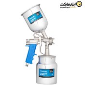 تصویر پیستوله رنگ پاش GE70 دوکاسه نووا سری NTS261 NOVA NTS261 air Spray Gun GE70