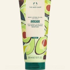 تصویر کرم بدن اورجینال برند The body shop مدل Avocado Body Lotion 200 ml کد 154190284 