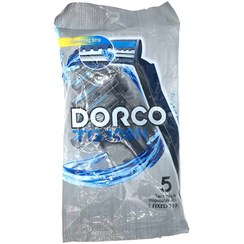 تصویر خودتراش2 لب صابوندار 5 عددی نقره ای دورکو Dorco Soapy self-shaver 5-piece silver TG708N