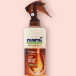 تصویر اسپری سرم مو روغن آرگان دوفاز مارال | تقویت، براقیت و محافظت مو 