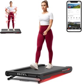 تصویر تردمیل زیر میزی با شیب تا ۱۰ درجه . پد وایبریشن واکینگ اسپیراکس (4 کاره) Sperax walking pad