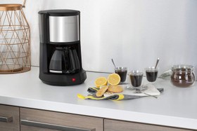 تصویر قهوه جوش مشکی مولینکس مدل MOULINEX COFFE NACHINE SUBITO FG370827 