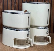 تصویر جا برنجی یونیک ظرفیت ۱۰ کیلوگرم پایه دار 