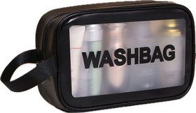 تصویر واش بگ مسافرتی مشکی سایز متوسط Wash Bag