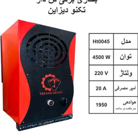 تصویر هیتر بخاری برقی فن دار مدل HT0045 HEATER-HT0045