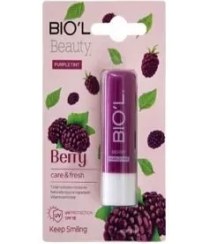 تصویر بالم لب کر و فرش شاتوت بیول Biol Care And Fresh Black Mulberry Lip Balm