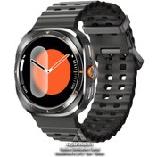 تصویر ساعت هوشمند JS Watch 7 Ultra با نمایشگر AMOLED و بند سیلیکونی 