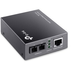 تصویر مبدل فیبر نوری (مدیا کانورتور) تی پی لینک مدل MC210CS TP-LINK MC210CS Media Converter