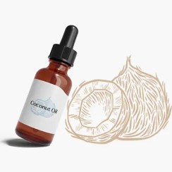 تصویر روغن نارگیل خالص مراقبت طبیعی از مو و پوست 