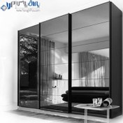 تصویر مکانیزم درب ریلی تاپ لاین روکار سه درب با عرض حداکثر 3600mm فانتونی - کد K026 