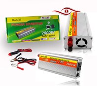 تصویر اینورتر ۲۰۰۰ وات ماگور مدل SAAF-2000A ریموت دار 