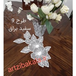 تصویر رو میزی تک قیطان دوزی تک سایز ۲۴×۳۸ تور زونیکس و معمولی artzibakala