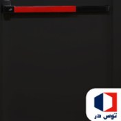 تصویر درب ضد حریق فلزی راه پله رنگ خاکستری تیره 