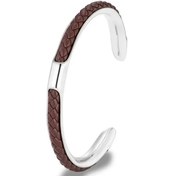 تصویر دستبند مردانه مینیمال استیل 