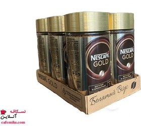 تصویر قهوه فوری نسکافه گلد ۲۰۰ گرم عمده ۶ عددی Nescafe Gold 200 gr