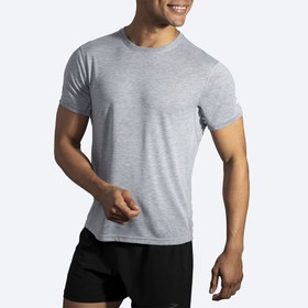 تصویر تیشرت ورزشی مردانه بروکس اورجینال برند آمریکایی مدل Brooks Distance Short Sleeve 