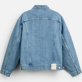 تصویر کت جین مردانه زارا BOXY FIT DENIM JACKET 