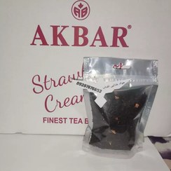 تصویر چای مراکشی توتفرنگی خامه (نمونه برای تست) 40 گرمی برند اکبر سریلانکا Akbar strawberry cream 