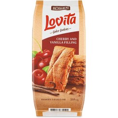 تصویر کیک لاویتا روشن با مغز آلبالویی(168گرم) Roshen Lovita