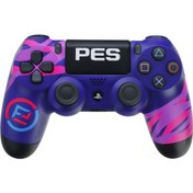 تصویر دسته بازی DualShock4 مخصوص پلی استیشن 4 طرح PES 