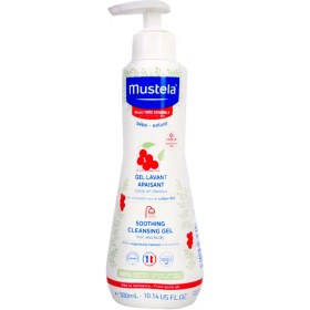 تصویر ژل شستشوی سر و بدن کودک موستلا مدل SOOTHING حجم 300 میلی لیتر MUSTELA SOOTHING CLEANSING GEL HAIR AD BODY 300 ml