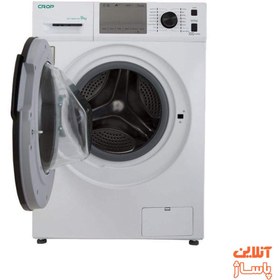 تصویر ماشین لباسشویی کروپ مدل WFT-49401 WT ظرفیت 9 کیلوگرم Crop WFT-49401 WT Washing Machine 9Kg