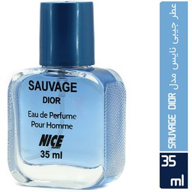 تصویر عطر جیبی مردانه نایس پاپت مدل Sauvage Dior حجم 35 میلی لیتر 