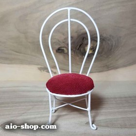 تصویر صندلی فلزی دکوری طرح کلاسیک 