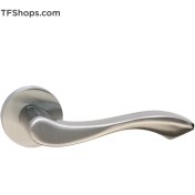 تصویر دستگیره در بهریزان مدل E4122AR صدفی Aluminium Rosette Door Handle
