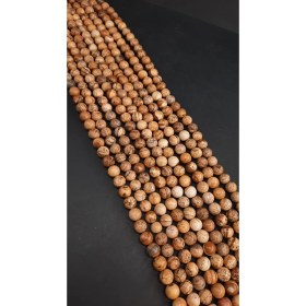 تصویر ریسه سنگ جاسپر چوب سایز 8 