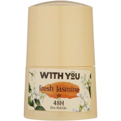 تصویر مام رول ضد تعریق مدل Fresh Jasmine حجم 50میل ویت یو With You Fresh Jasmine Deo Roll On 50ml