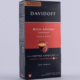 تصویر کپسول قهوه دیویدوف Davidoff مدل Rich Aroma - بسته 10 عددی 