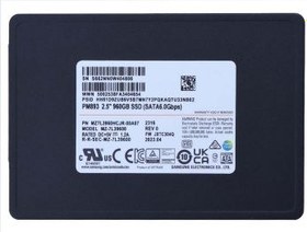 تصویر اس اس دی سرور سامسونگ مدل Samsung PM893 ظرفیت 960 گیگابایت Samsung PM893 SATA 3 960GB MZ7L3960HCJR-00A07 Server Internal SSD