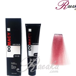 تصویر رنگ مو دوماسی DOMACY سری ترکیبی 6.603 رنگ صورتی باربی حجم 120 میلی لیتر Dumasi hair color, combined series 6.603, Barbie pink, volume 120 ml