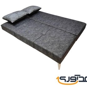 تصویر مبل تختخواب شو 2 نفره باکسدار مدل سورنا Sofa bed for 2 people with boxes, Sorena model