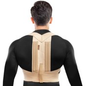 تصویر قوزبند کشی (همراه با پد شانه ای) سما طب پاکان کد 4011 - رنگ:کرم - سایز:2XL 