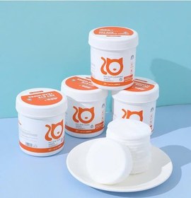 تصویر دستمال مرطوب تمیز کننده گوش سگ و گربه مدل هالی - 120 عددی 