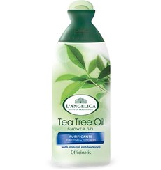 تصویر شامپو بدن روغن درخت چای لانجلیکا Langelica Officinalis Tea Tree Oil purifying showergel