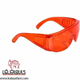 تصویر عینک ایمنی قرمز آروا مدل ۸۱۴۴ Arva red safety glasses model 8144