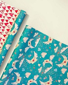 تصویر 3 برگ کاغذ کادو لینن – 1031 